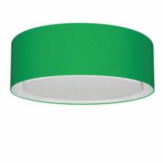 Imagem de Plafon Cilíndrico Duplo Md-3037 60X25cm Bivolt Verde Folha