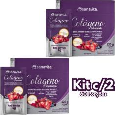 Imagem de Kit 2X Colágeno Hidrolisado Verisol Sanavita (60 Sachês)