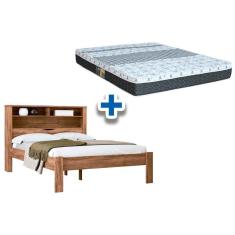 Imagem de Colchão Casal Class Castor + Cama Invicta Atacama
