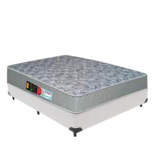 Imagem de Cama Box Casal Branco e Colchão Sleep Max D33 Castor