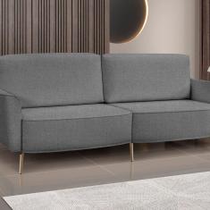 Imagem de Sofá Vênus 200 Cm Linho,feito com Materiais de Alta Qualidade Grafite