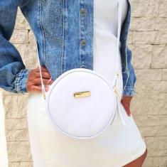 Imagem de Bolsa Feminina Redonda Alça Transversal  Tiracolo Ombro - TREND BAGS, 