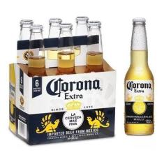 Imagem de Cerveja Corona Extra Long Neck 330ml - 6 Unidades