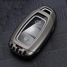 Imagem de Capa porta-chaves do carro capa de liga de zinco inteligente, adequada para hyundai solaris i10 i40 i20 i30 i30 ix35 ix25 2008, porta-chaves do carro ABS Smart porta-chaves
