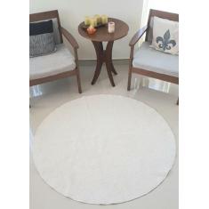 Imagem de Tapete De Algodão Para Sala/Quarto- 1,50 X 1,50M - Cor Cru Baixo