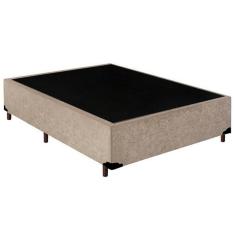 Imagem de Cama Box Casal Suede Sereneprime Bege 138x188x40
