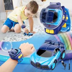 Imagem de Carro de controle remoto LOGOPLAY 2023 Novo Mini Watch Toy Blue
