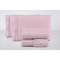 Imagem de Jogo De Cama Solteiro Com Virol 200 Fios 100% Algodão 3 Peças - Charme