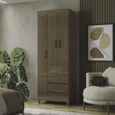 Imagem de Guarda Roupa 3 Portas 2 Gavetas com Pés