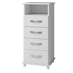 Imagem de Balcão Piauí 4 Gavetas Branco Flex Arte Móveis