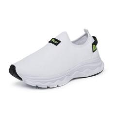 Imagem de Tênis Masculino Caminhada Leve Confortável Casual Esportivo 6003 Branc