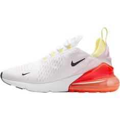 Imagem de Nike Tênis feminino Air Max 270 (FZ3624-100, branco/carmesim brilhante/espuma rosa/preto), Branco/carmesim brilhante/espuma rosa/preto, 37