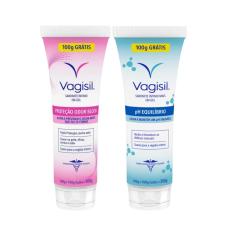 Imagem de Kit Vagisil Sabonete intimo Ph Equilibrio e Odor Block