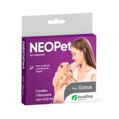 Imagem de Antipulgas Neopet Ourofino Gatos de 1 a 8Kg  - 1 unidade - Ourofino / 