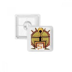 Imagem de Egypt Figure Sun Totem teclado abstrato teclado mecânico PBT kit de atualização para jogos