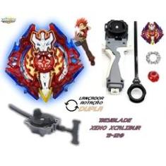 Imagem de Beyblade Burst C/ 2 Lançador Grip Xcalius X2 Beyblader Xander