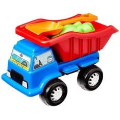 Imagem de Brinquedo Caminhãozinho Roda Livre Praia Tilin C Pa E Formas
