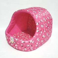 Imagem de Cama Para Cachorro Ou Gato (Modelo Iglu Nylon) Caminha Pet Pequena 34C
