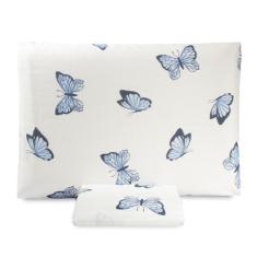 Imagem de Jogo De Lençol Solteiro 2 Peças Com Elastico Algodão Misto - Lenny Enx