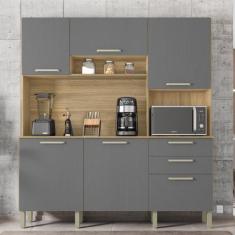 Imagem de Armário De Cozinha 6 Portas 2 Gavetas Ferrara Kits Paraná