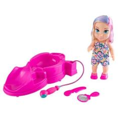Imagem de Boneca Rainbow Charmosa Lavatório Com Acessórios - Cotiplás