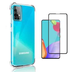 Imagem de Capa Anti Impactos Samsung Galaxy A52 + Película 5D Nano Dupla-Camada Coronitas Shield