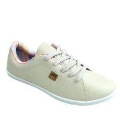 Imagem de Tênis Casual Feminino Beira Rio 4205.123 - Creme/ Multi Creme - 40-Feminino