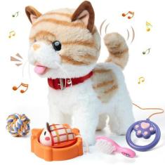 Imagem de Walking Talking Toy Cat OR OR TU com coleira de controle remoto