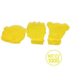 Imagem de Kit 1000 Mini Sabonete Bichinhos Artesanal 3,5cm Sortidos - D&C, Amare