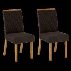 Imagem de Conjunto De  2 Cadeiras Vega-Henn - Marrom