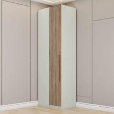 Imagem de Guarda-Roupa Solteiro Modulado Seletto 1 Porta Areia/Jequitibá - Henn