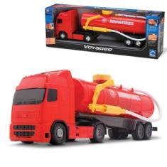 Imagem de Caminhão Voyager Bombeiro C/ Lança Água - 43cm - Roma - Roma Brinquedo