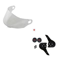 Imagem de Kit Reparo Capacete Ls2 Ff358 Ff396 + Viseira Cristal - Polivisor