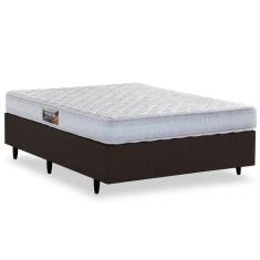 Imagem de Cama Box Casal Herval Frontier, 59x138x188 cm, Espuma Composta, Base M