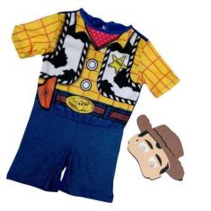 Imagem de Fantasia Infantil Woody Cowboy Toy Story Com Máscara - MWM, Amarelo, A