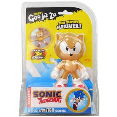 Imagem de Boneco Elástico que Estica Sonic Dourado - Goo Jit Zu