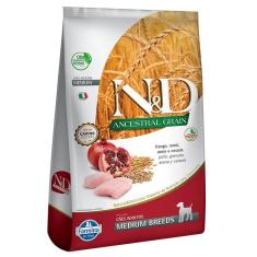 Imagem de Ração Farmina N&D Ancestral Grain Frango Cães Adultos Raças Médias - 2,5 Kg
