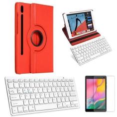 Imagem de Capa/Teclado/Pel para Galaxy Tab S8 5G SM-X706 11" Vermelho - BD Net C