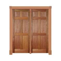 Imagem de Portal De Abrir Americana Mod.569 Em Madeira Maci a Cedro Ara