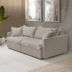 Imagem de Sofá Cama Portinari 2 Lugares Retrátil 216 Cm Bege