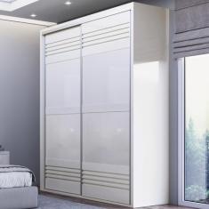 Imagem de Guarda-Roupa Solteiro 2 Portas 2 Gavetas 100% Mdf Off White Tw601  Dal
