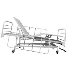 Imagem de Cama Hospitalar 3 Movimentos Trendelemburg Manual - Supra Steel