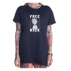 Imagem de Camiseta blusao feminina free rick and morty 