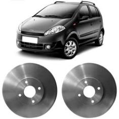Imagem de Par Disco Freio Chery Face 2010 a 2015 Dianteiro Ventilado
