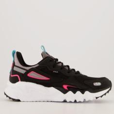 Imagem de Tênis Fila Venture Tracer Feminino Preto E Cinza