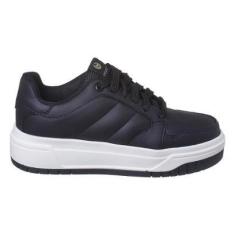 Imagem de Tênis Feminino Force Flatform Vanscy Sneaker Retrô Low Preto-Feminino