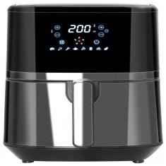 Imagem de Fritadeira Eletrica Airfryer 4.7L Com Painel Digital E Temporizador, 1500W, 110V, Homcom, Preto