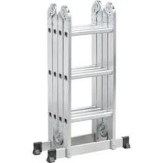Imagem de Escada Articulada 3x4 Aluminio Vonder