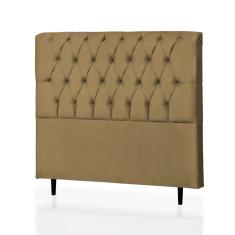 Imagem de Cabeceira Casal Paris 140 CM Suede Camurça - D A Decor