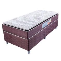 Imagem de Cama Box Com Colchão Solteiro Classic Com Espuma D40 (62X88x188) Cinza